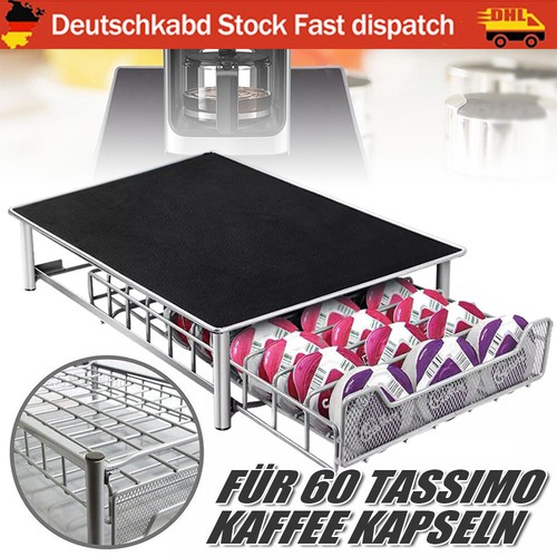 Kapselspender für 60 Tassimo Kapseln Ständer Kaffeemaschine Schublade Kapsel - Bild 17 von 19