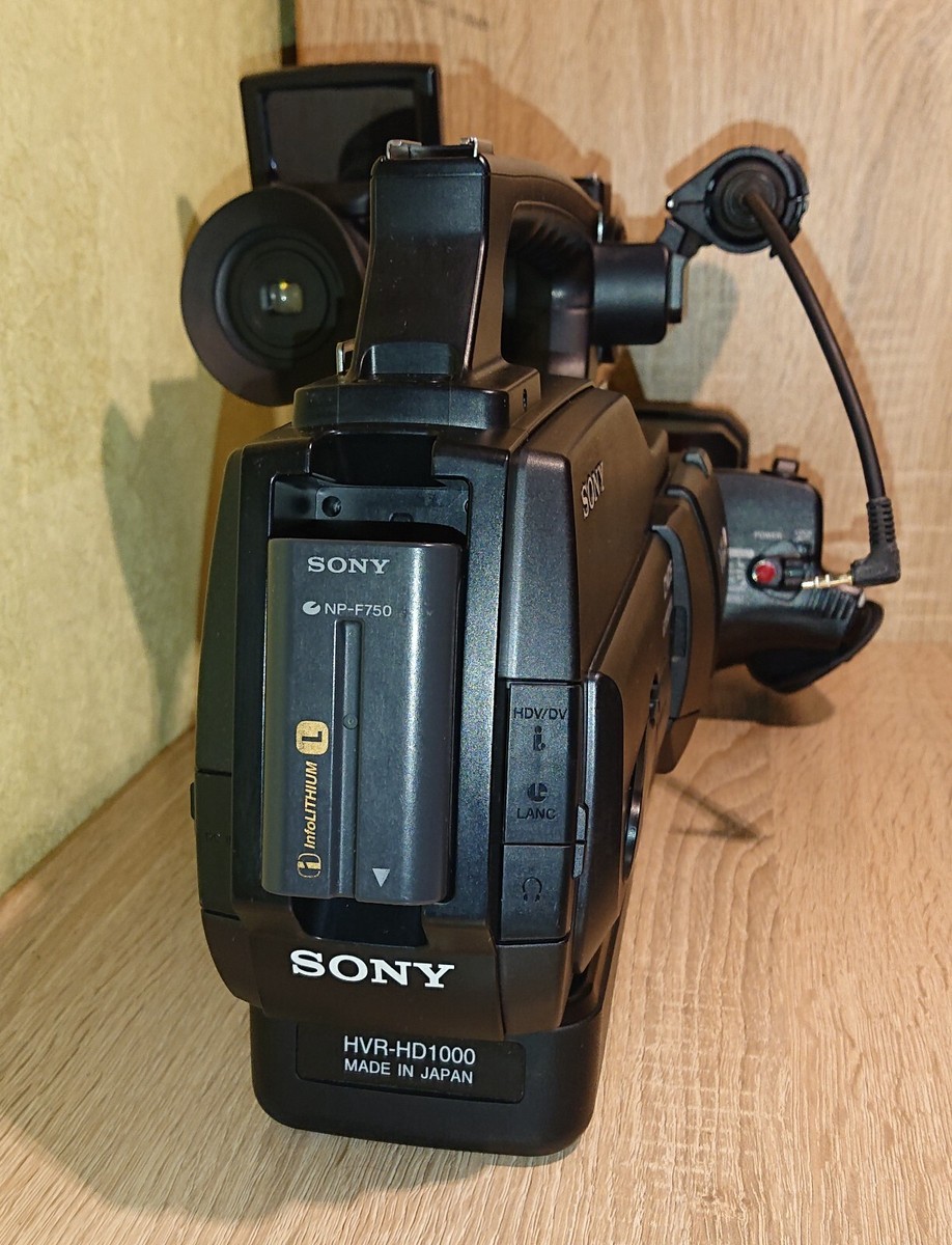 Sony HVR HD 1000 E HDV1080i. Only 150 hours!!! Tested. Working