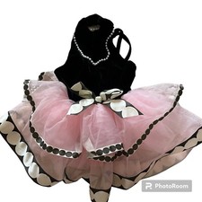 Revolution Ballerina Costume Velvet Top Tutu Skirt Size S Pearl Beads Included