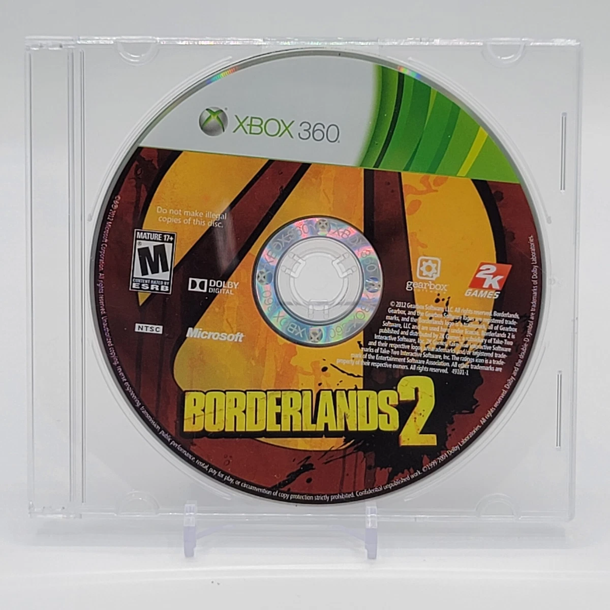 Buy the Borderlands- Xbox 360 Game Disc