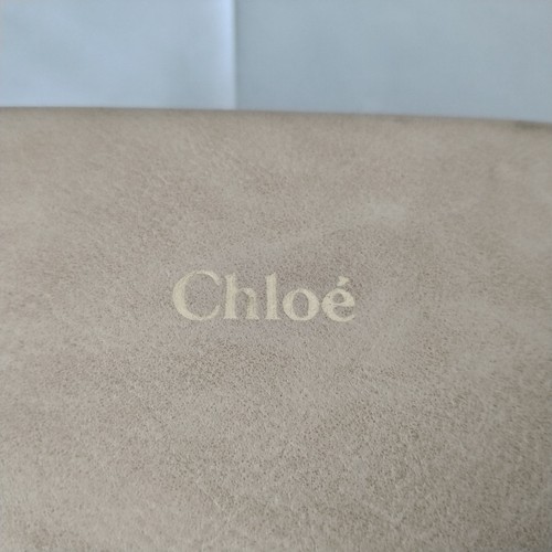 Chloe Beige Leather Sunglasses / Eyewear Hard Case / Storage (16x8x4)cm - Picture 2 of 6