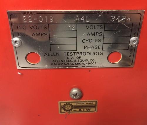 Allen Cruise Control Tester Model 22-019 A4L S.N.3414 Made In USA 12 V - Picture 4 of 10