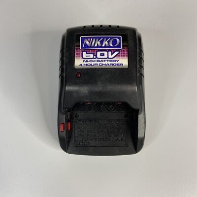 Nikko 6.0V Model 1764B 620mAh Ni-Cd Battery Pack Amp Charger 4 Hrs