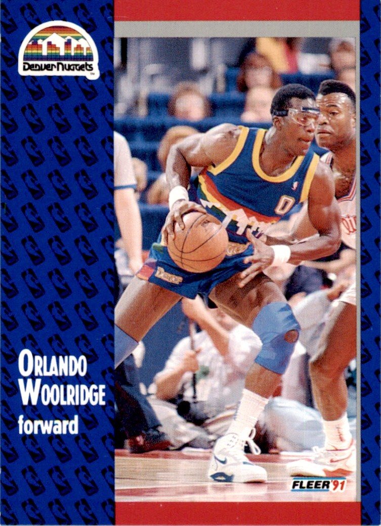 1991-92 Fleer Orlando Woolridge . Denver Nuggets #56