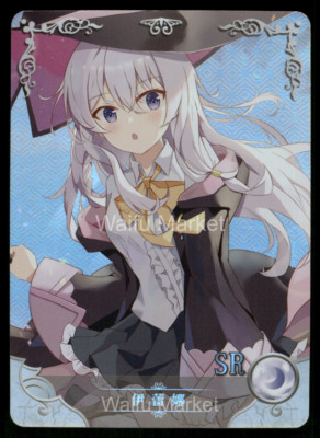 Elaina Die Reise der Elaina Waifu Anime Karte Goddess Story CCG