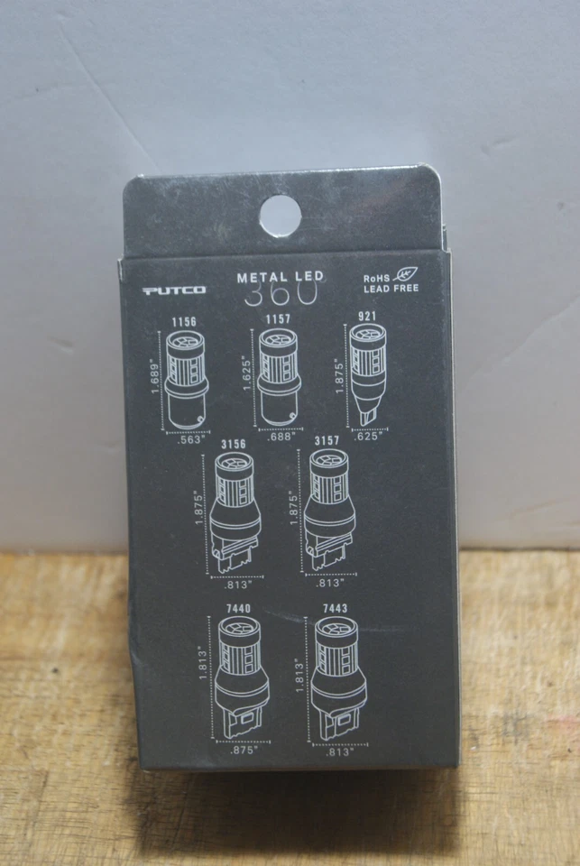 Putco735-0166 Metal 360 LED 6500K Cool White Advanced Technology Lights 1157 NEW - Image 3 of 4