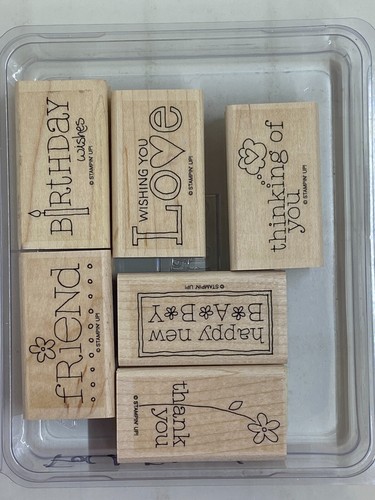Stamping Up Rubber Wood Stamp Sets YOU PICK List #3 Complete Crafts Scrapbooking - Picture 329 of 896