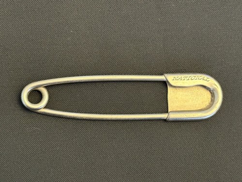 Vintage National 4” Large Heavy Duty Metal Safety Pin Horse Blanket Laundry - Picture 2 of 5