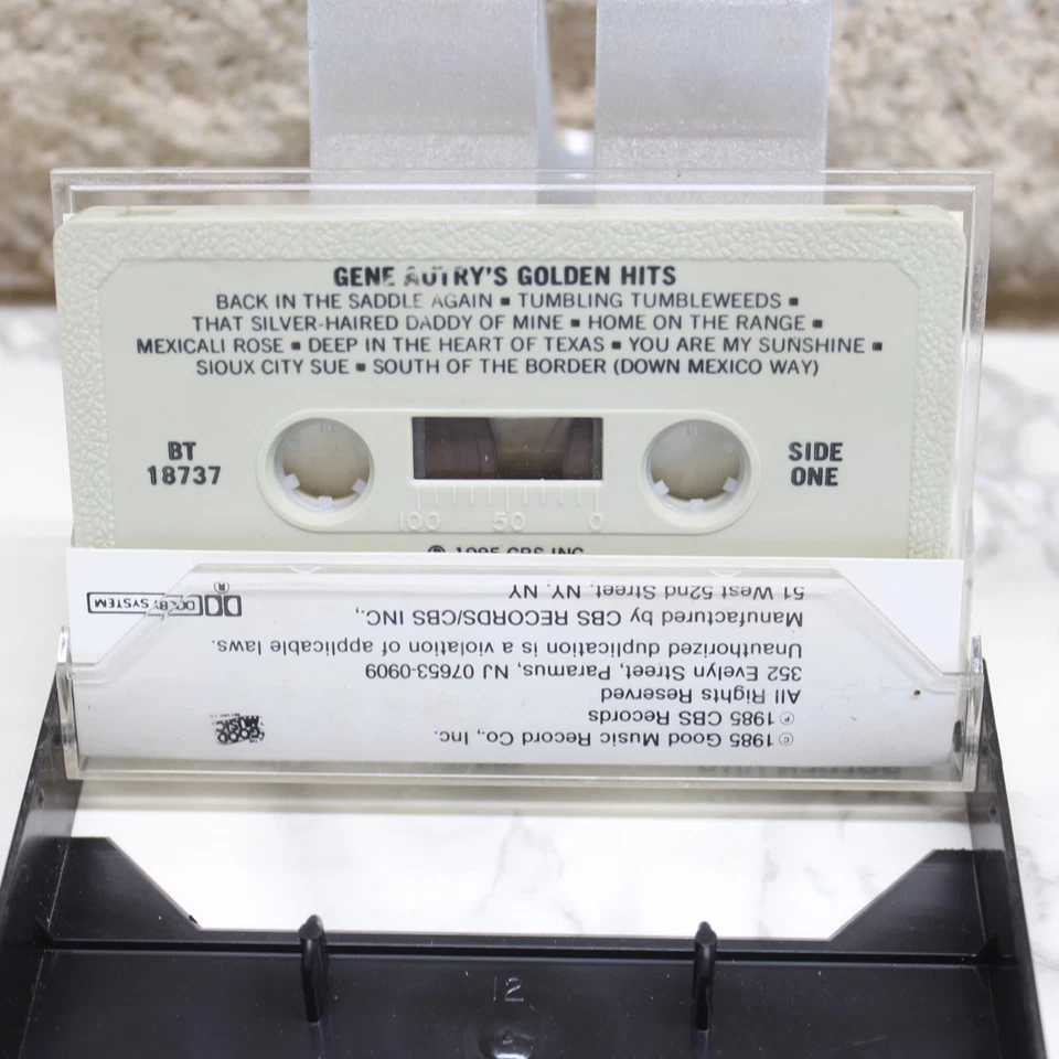 Gene Autry's Golden Hits Cassette Album Tape Country - Image 3 of 4