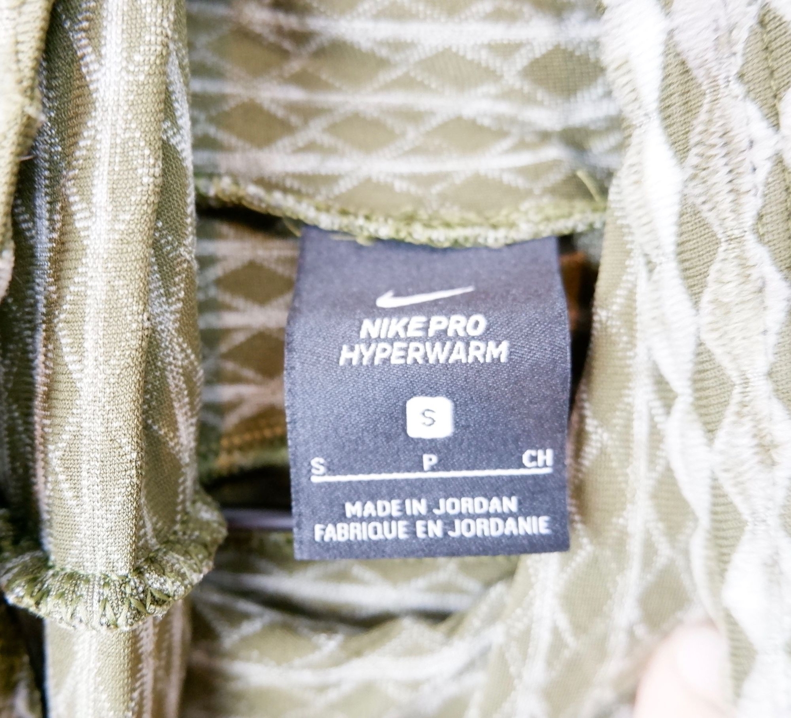 Nike Pro Hyperwarm Mock Neck Brushed Pullover, sm… - image 12