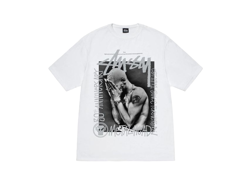 Stussy × LHEADZ 30周年 Tシャツ Goldie Stussy x Goldie Metalheadz 30 Tee Black White 2colors Size S-XXL