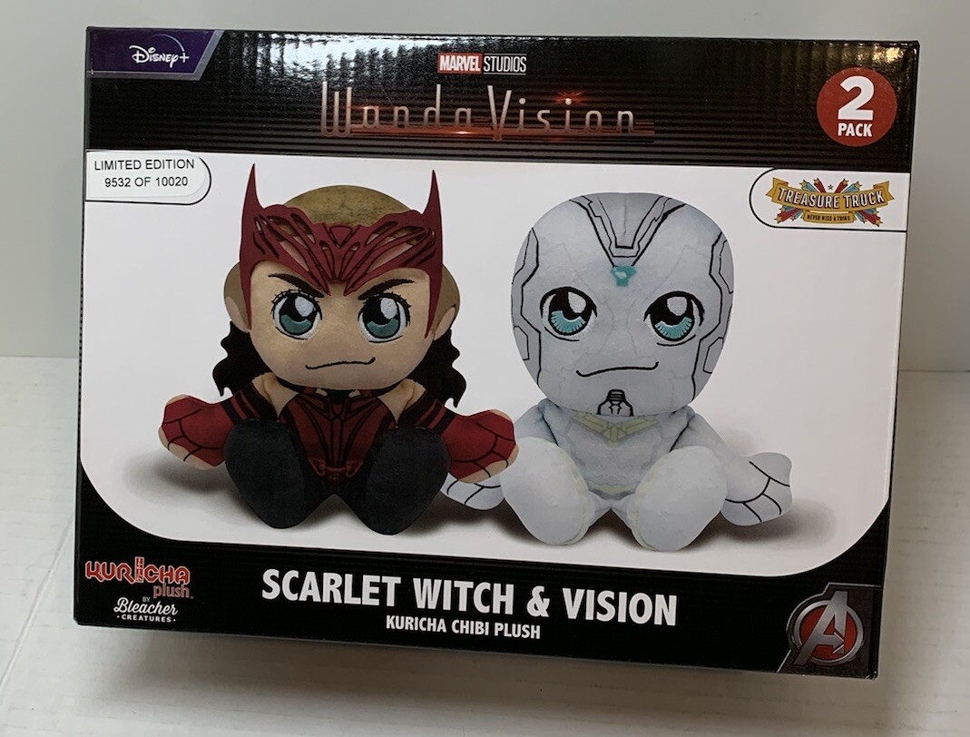 Scarlet Witch Wanda Vision Kuricha Chibi Plush Marvel Disney Bleacher Creatures