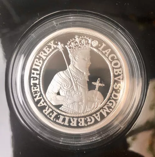2022 Royal Mint British Monarchs King James I 2oz Silver Proof Coin