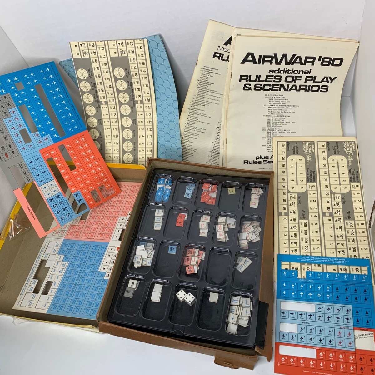 Air War Modern Tactical Air Combat Game TSR SPI Complex War