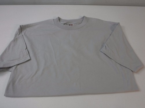 Camiseta gris lisa 100 % algodón ropa estilo estilo Al ropa deportiva camiseta - Imagen 8 de 8