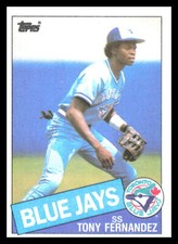 1985 Topps Tony Fernandez #48 Toronto Blue Jays 5J