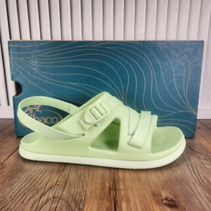 Chaco Chillos Big Kids Sandals Slides Pale Green Size 5 without box