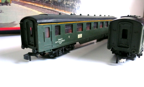 TRAINS HORNBY-ACHO COFFRET L'AQUILON Lg 30x42 cm FONCTIONNE ANNÉES 60 BEL ÉTAT - Imagen 13 de 16