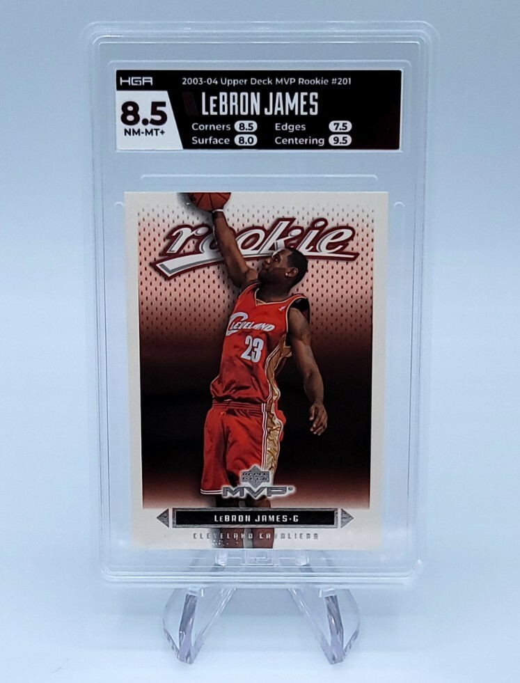 lebron james upper deck mvp rookie