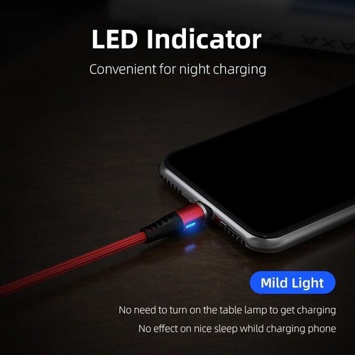 Samsung Phone Charger USB Grey Cable with LED Light, Magnetic and Detachable - Picture 3 of 3