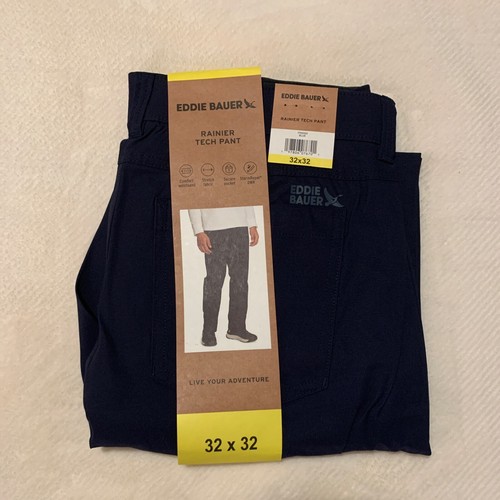 Eddie Bauer Men's Rainier Stretch Tech Pant Water Repellent Choose Color & Size - 第 4/28 張圖片