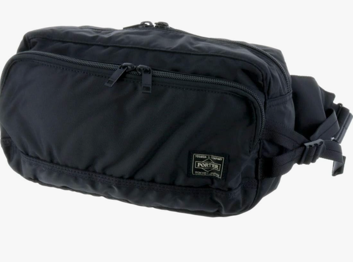 Yoshida Porter Flash Waist bag Sling bag Navy blue 689-05951 made