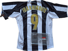 maglia calcio vintage Juventus IBRAHIMOVIC Nike shirt 2004 2005 jersey Sky XL