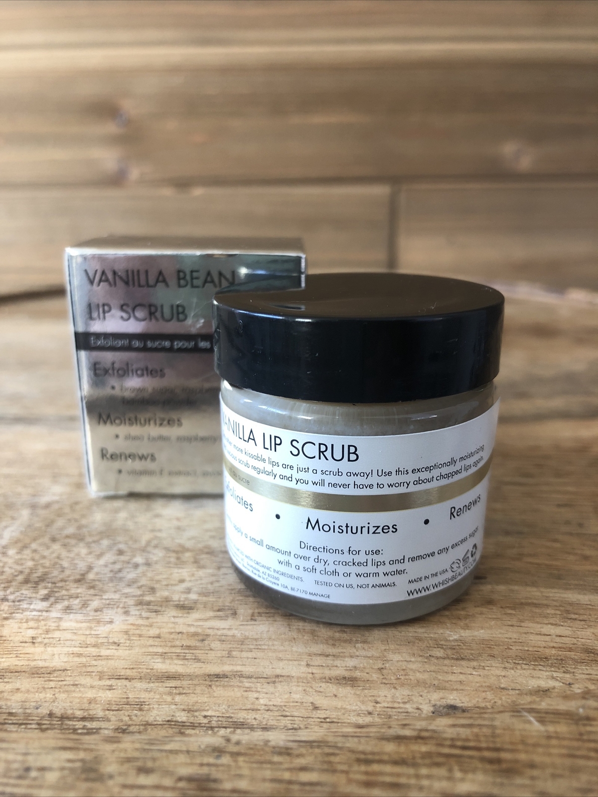 WHISH LIP SCRUB VANILLA BEAN 1oz Natural eBay