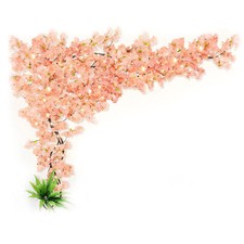 Artificial Cherry Blossom Tree Sakura Tree Decor Cherry Blossom Vines US STOCK