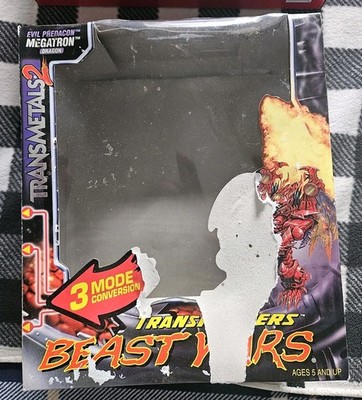 Transformers Beast Wars Transmetals 2 Megatron Original Box 1999