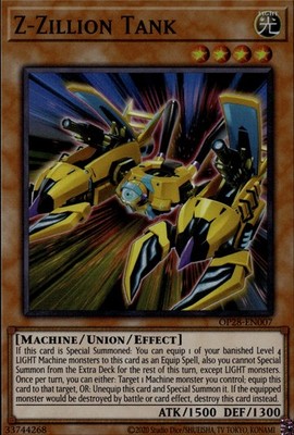 Yu-Gi-Oh! Z-Zillion Tank Super Rare OP28-EN007