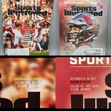 Lot Of 2 Sports Illustrated TOM BRADY Legacy BUCCANEERS Football Super Bowl GOAT