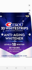 Crest 3D Whitestrips Anti-Aging Whitener Teeth Whitening Strips Mint 14 Tx