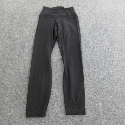 Lululemon Align Pants Womens 6 Black High Rise Yoga Leggings Long Athletic