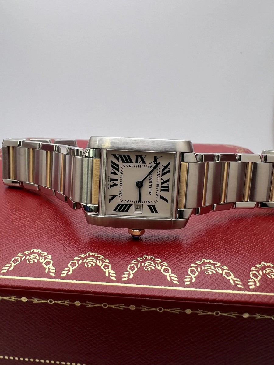 18K GOLD & STEEL TANK FRANÇAISE WATCH
MEDIUM MODEL Tank Française watch main image 4