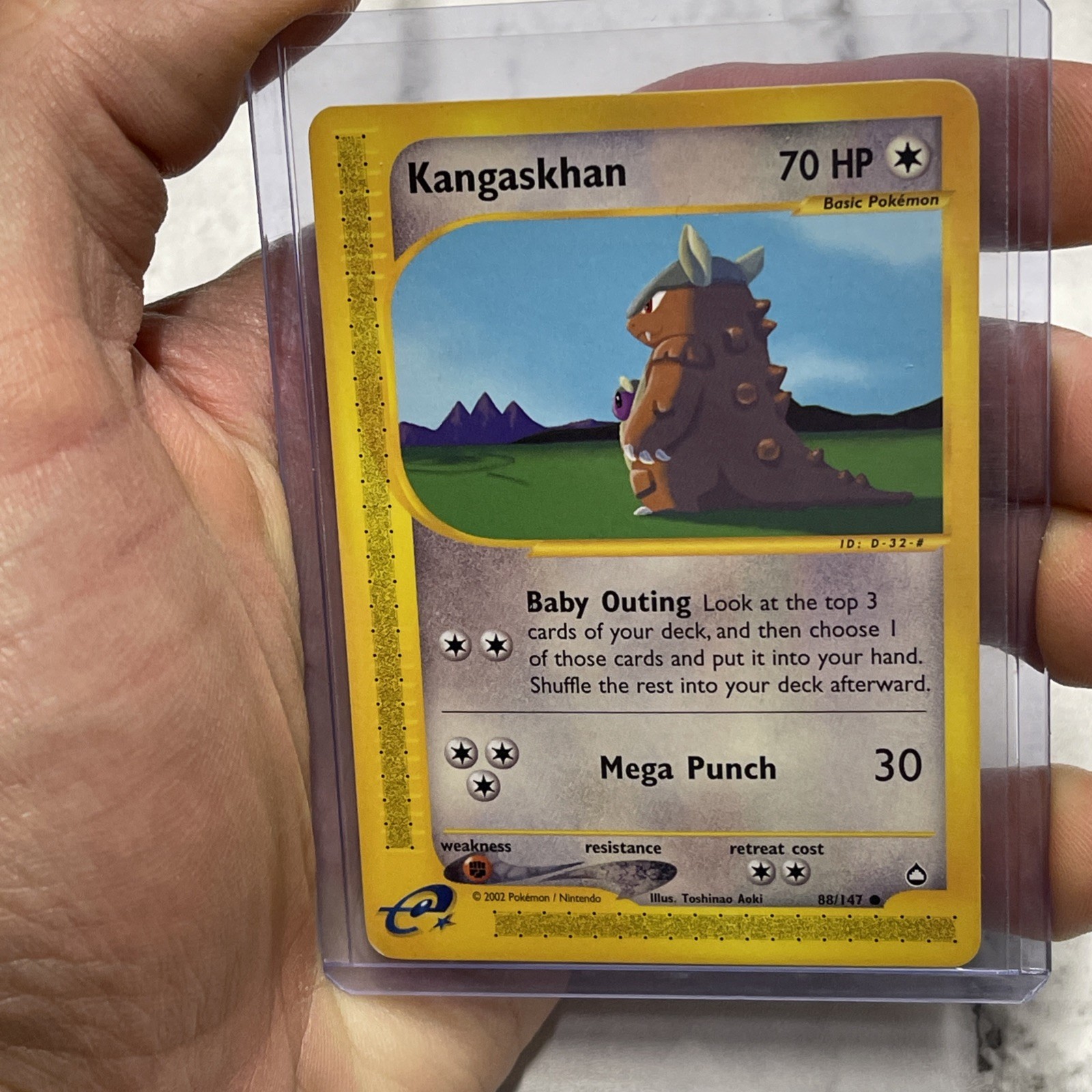 Pokemon Card - Kangaskhan Aquapolis 88/147 Common NM Nintendo Pokémon Vintage