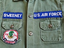 Cool! Vietnam War Era Children's Uniform w Rare USAF 6922nd Security Group Patch