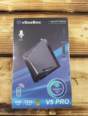 V 5 New PRO Version, Backlit Mini Keyboard, Voice Control, 8K Android 12 