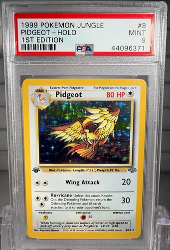 Pidgeot (1st Edition) graded PSA 9 for sale on eBay