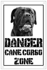 Danger Australian Shepherd Zones Plate Tin Metal Signs Home D cor 8x12