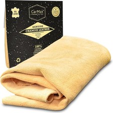 Authentic CarMax Chamois Leather - Super Absorbent & Soft - Large Size 60x40 cm