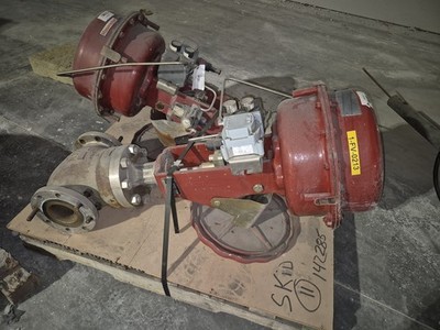 Masoneilan 87-41635 4'' Class 150 Control Valve w/ Actuator