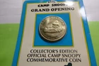 SNOOPY WOODSTOCK PEANUTS CAMP SNOOPY RARE NICKEL COPPER COIN SEALED CARD COA 1C6
