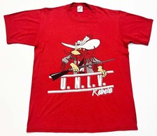 Vintage Jerzees UNLV Runnin' Rebels Basketball NCAA T-Shirt Red L Tee USA