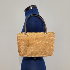 Woven Straw Handheld Purse