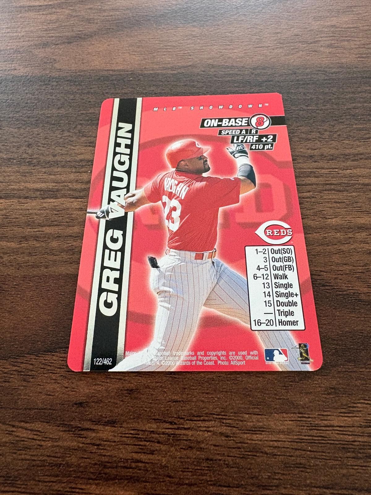 2000 MLB Showdown Unlimited #122 Greg Vaughn NM