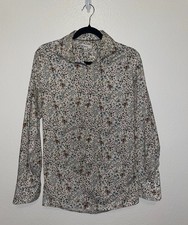 Bar III Slim Fit Stretch Floral Dress Shirt Men's S 14-14.5 Long Sleeve