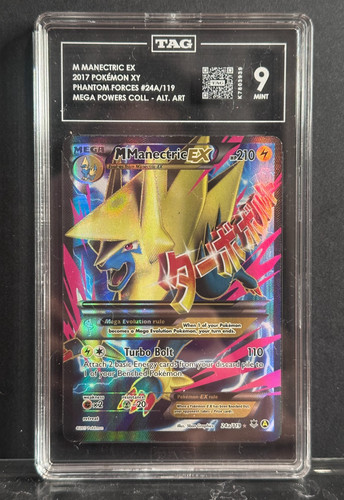 M Manectric-EX graded TAG 9 for sale on eBay