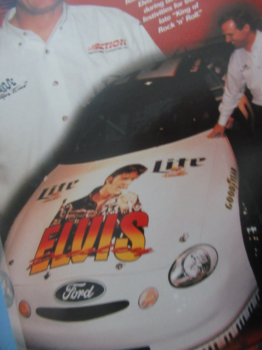 FÜNF ROSTIGE WALLACE HERO KARTEN, ALLE 8,5 X 11 " , EIN EINZIGES ELVIS AUTO HIER KARTE - Bild 6 von 6