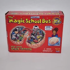 Vintage Magic School Bus Body Safari Brain Station Scholastic Kenner 1995